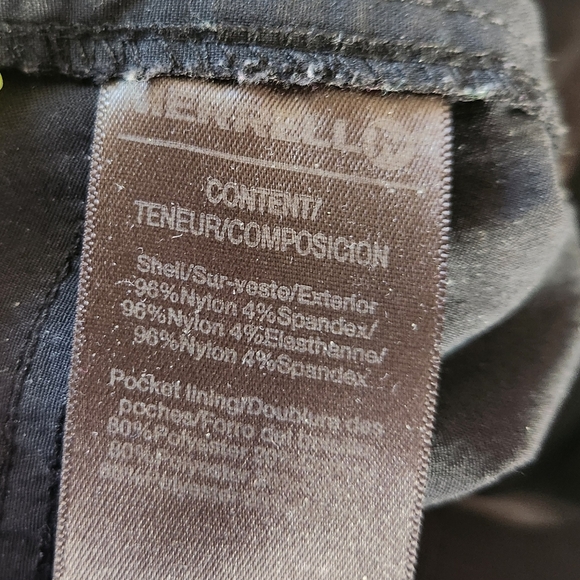Merrell Selectwick Womens Black Hiking Pants Mid Rise Stretch Straight Size 8 - Picture 6 of 9